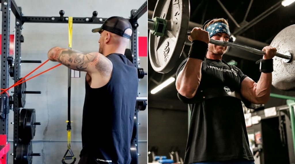 differences between resistance bands & free weights