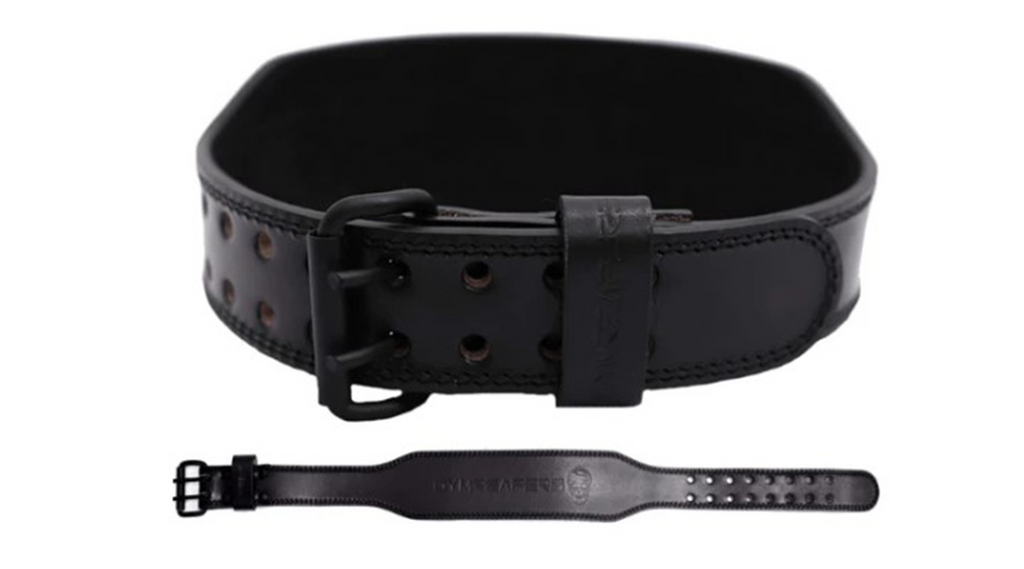 Tapered Leather Weightlifting Prong Belt