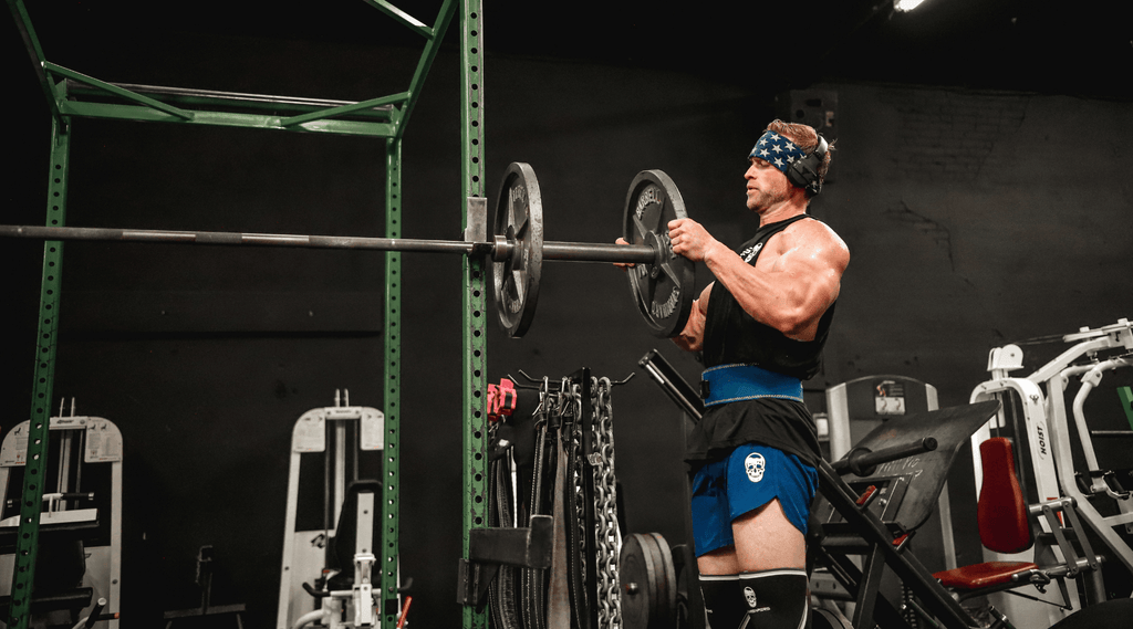 preparing for squats
