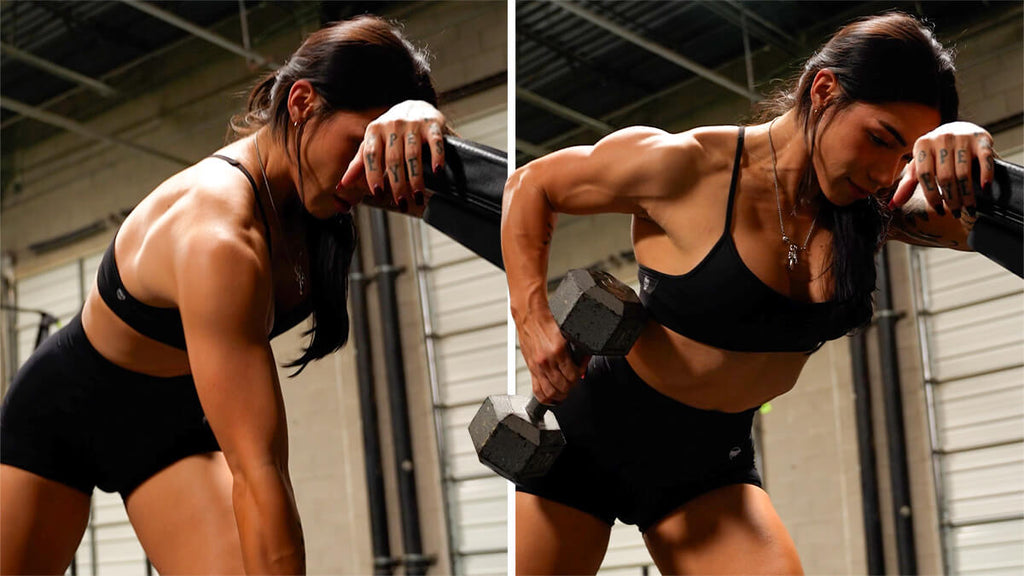dumbbell rows