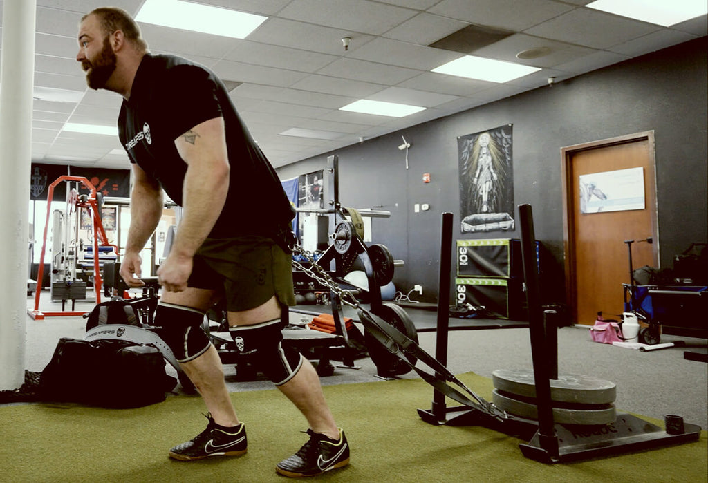 sled pull exercise