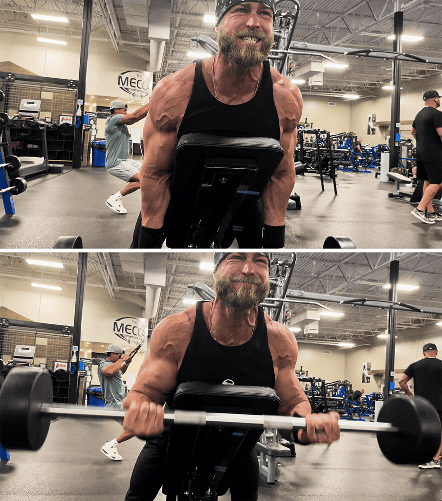 spider curl biceps