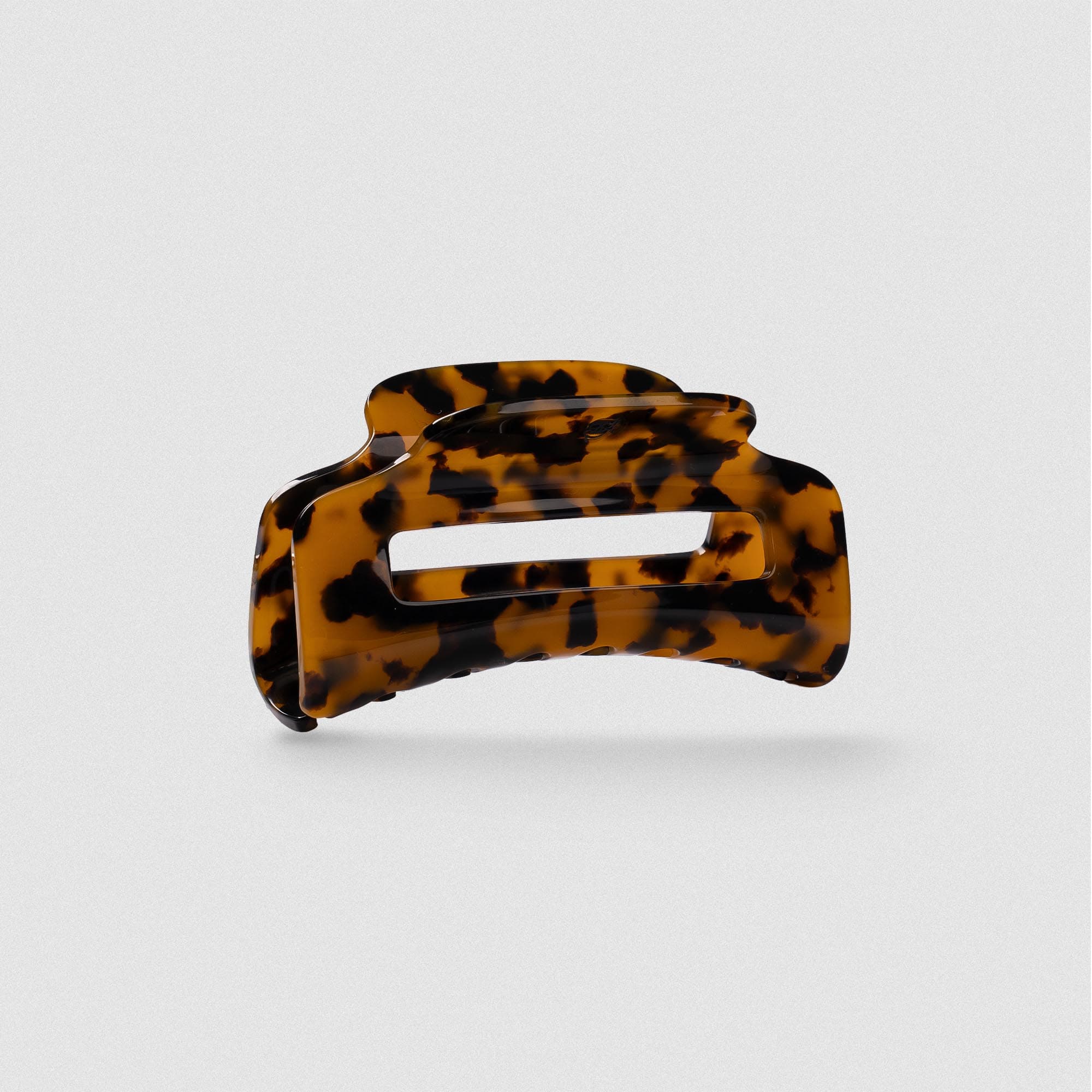 Large Claw Clip - Tortoise Shell Brown back side