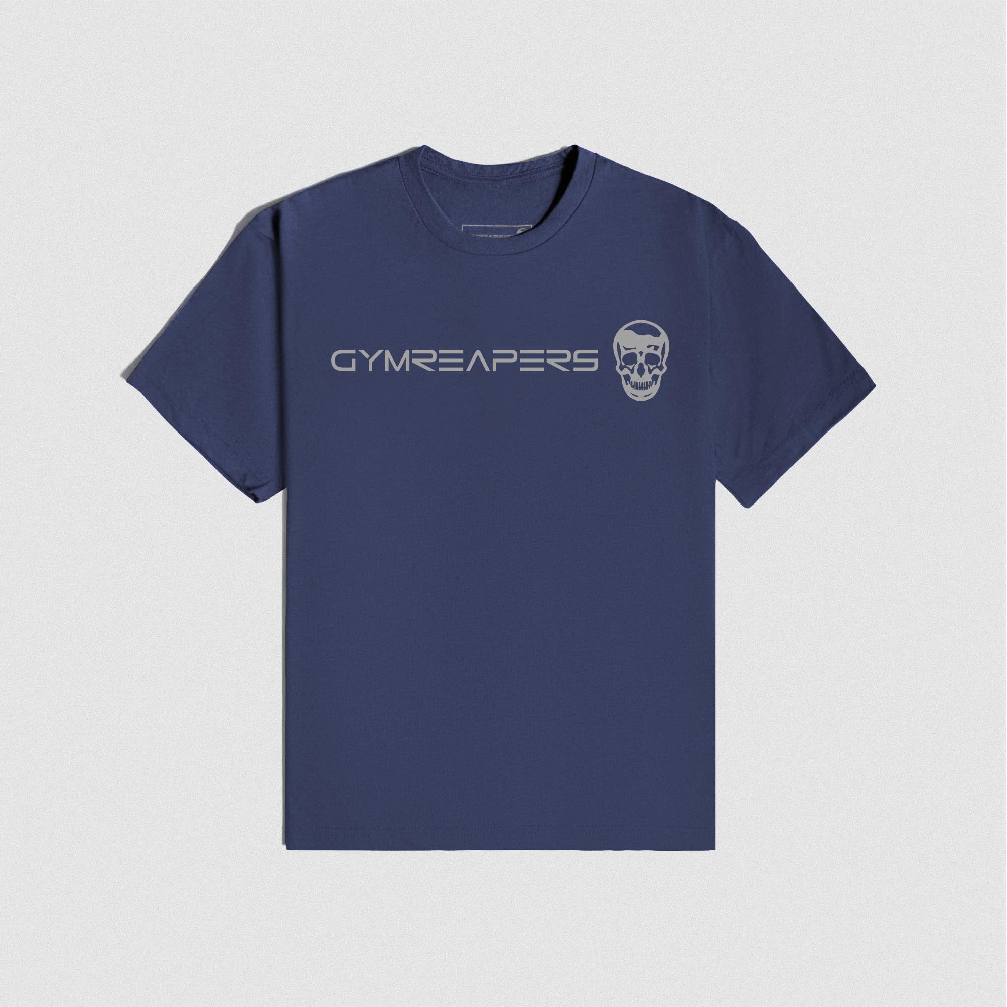 Royal Blue Basic Shirt lay flat front view